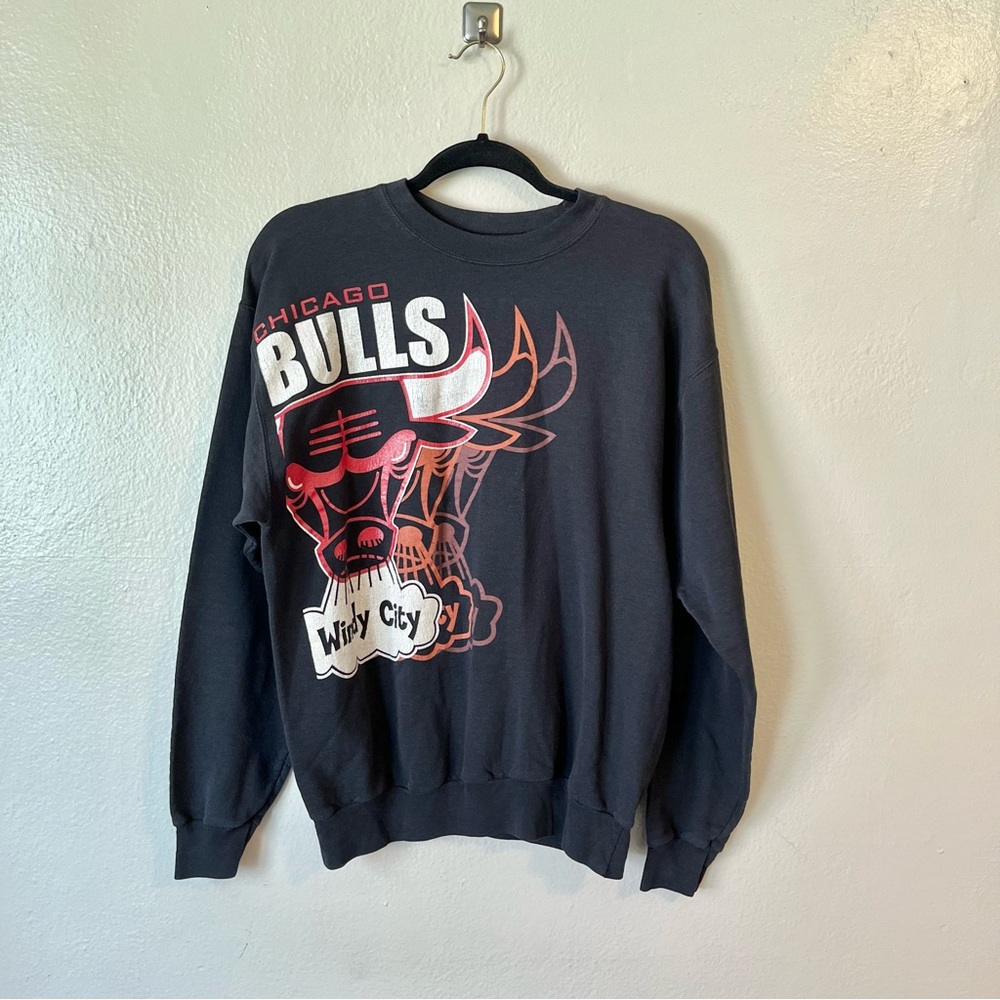 NBA Chicago Bulls Black Sweatshirt